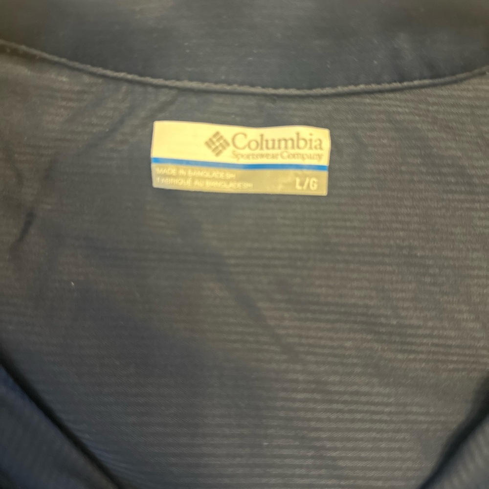Columbia Men's Deep Blue Polo Shirt - Picture 2 of 4